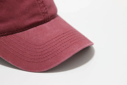 Baseball Cap Washed Daddy Hat Outdoor Cap Sand Washed Old Cowboy Hat Soft Top Sun Hat Embroidery