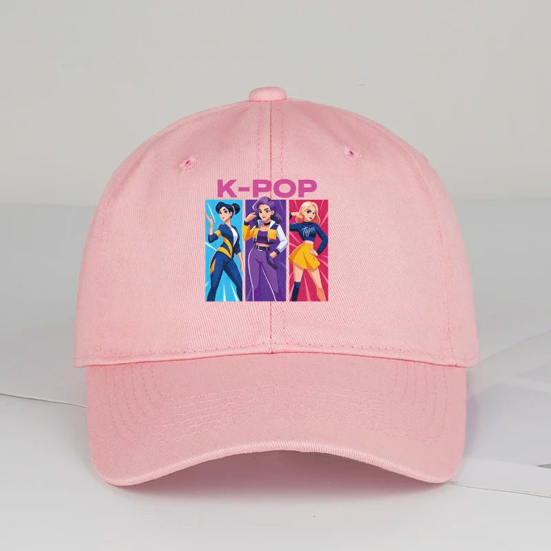 K-POP Girl Group Cartoon Baseball Cap Men Women