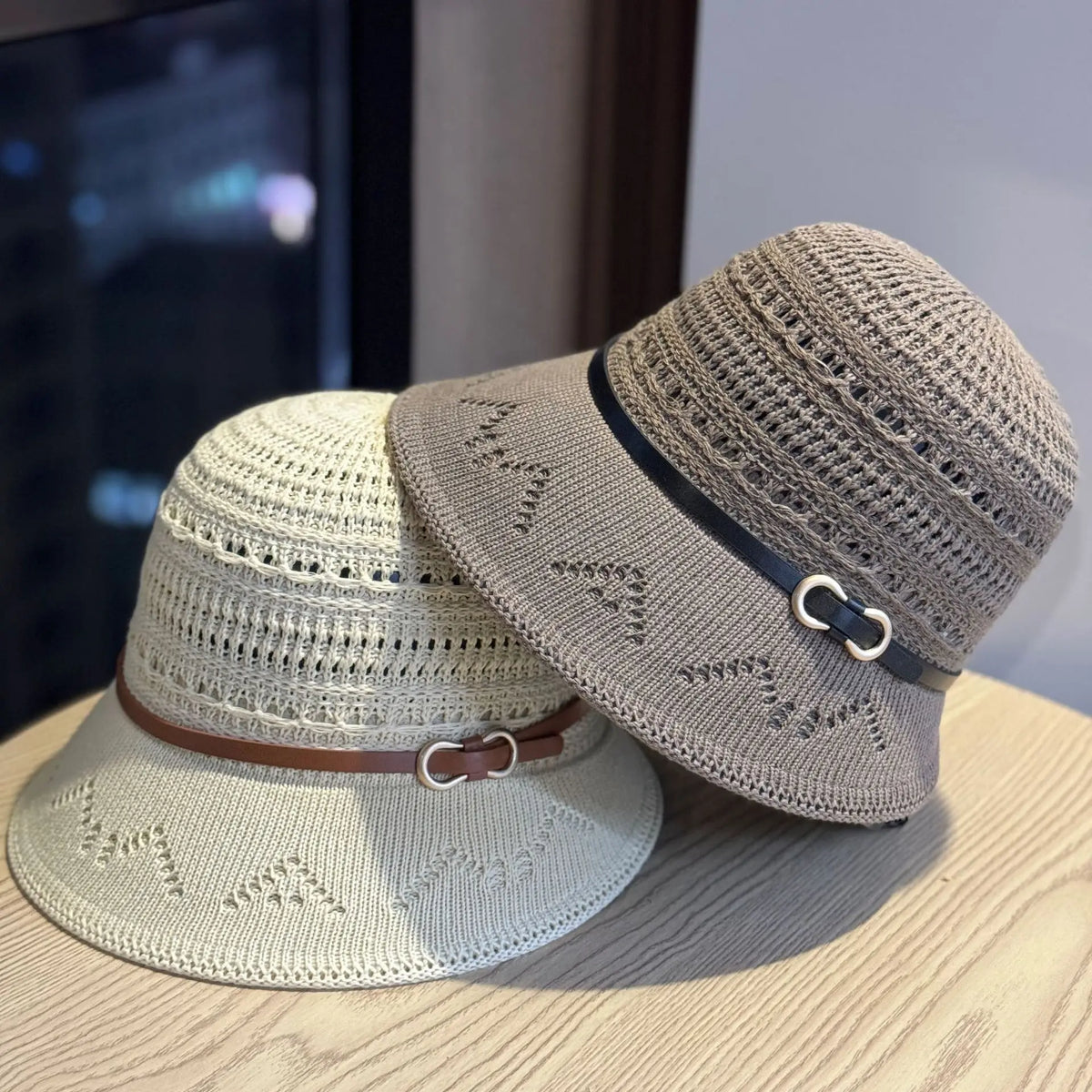 2026 Spring French Knitted Bucket Hat