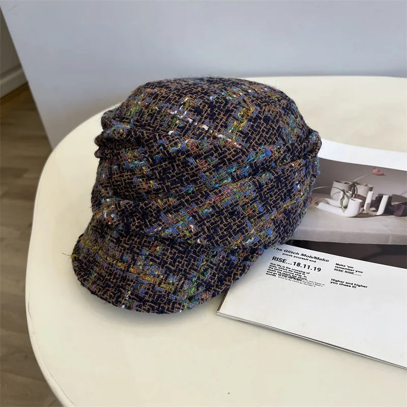 French Tweed Equestrian Hat Women's