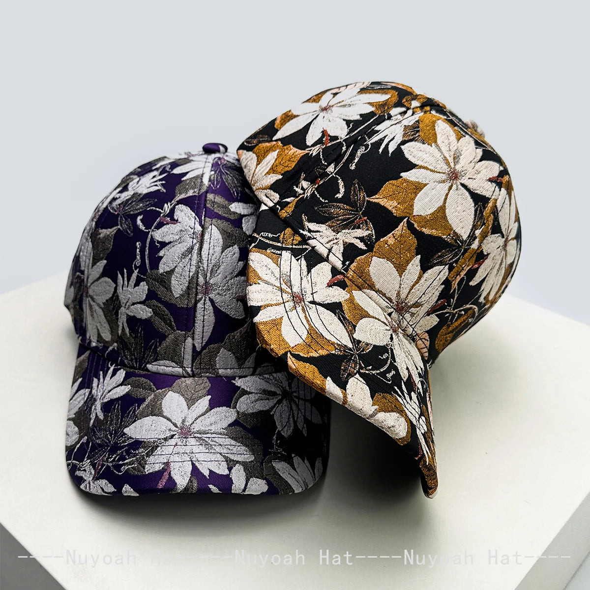 New Women Chic Flower Retro Baseball Hats