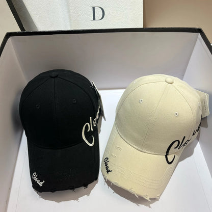 Vintage Letter Embroidery Baseball Cap
