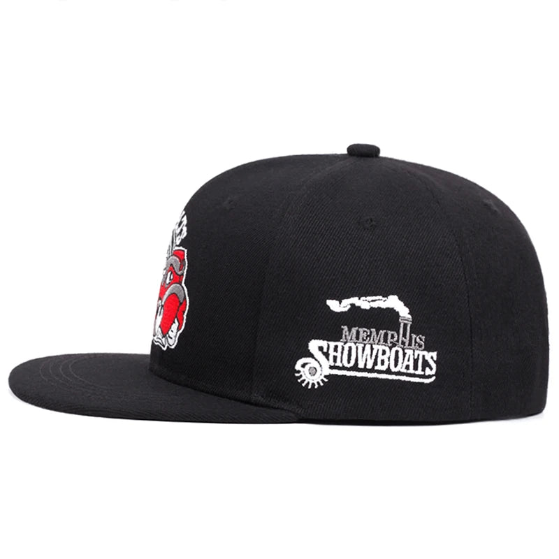 Flat brimmed Hat Show Boats Snail Street Pop Hip Hop Hat x