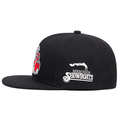 Flat brimmed Hat Show Boats Snail Street Pop Hip Hop Hat x
