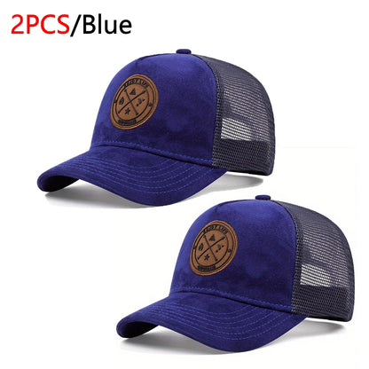 Summer Mesh Baseball Cap Women Men Enjoy Life Letter Patch Snapback Hat
