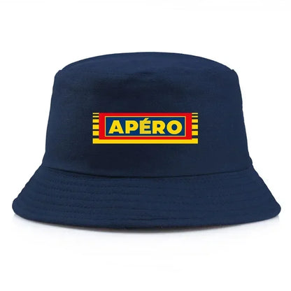 Adult Pastis Apero Bobs Man Reversible Bucket Hat Woman Outdoor Sports Fisherman Cap