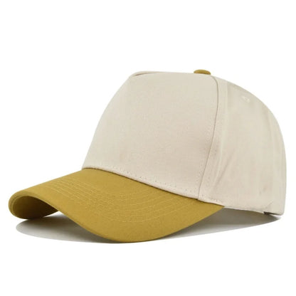 Unisex Light Panel Color Blocked Baseball Caps Spring Autumn