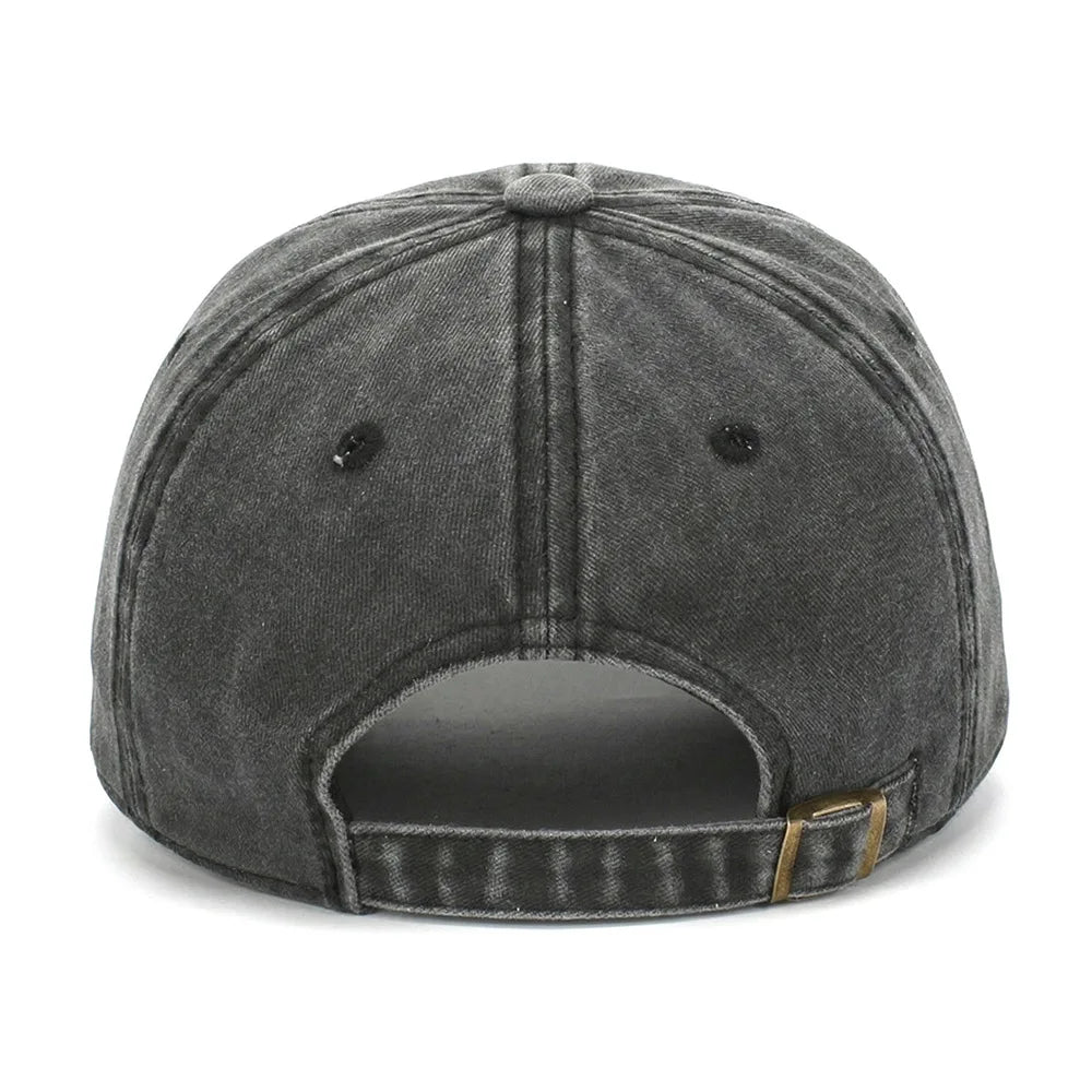New Washed Cotton Retro Baseball Cap