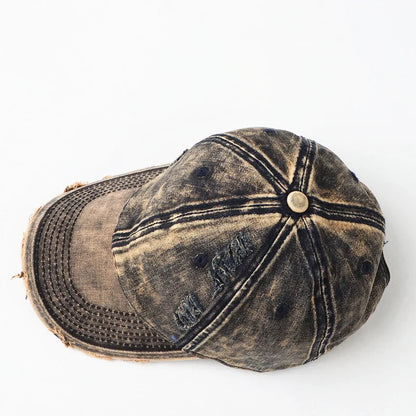 New Unisex Custom Logo Hole Broken Baseball Caps