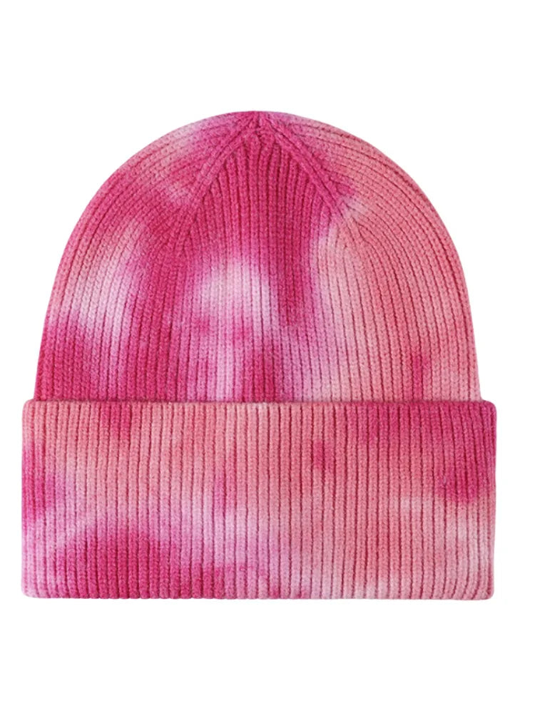 Tie Dye Keep Warm Outdoor Skullies Beanies Hip Hop Unisex