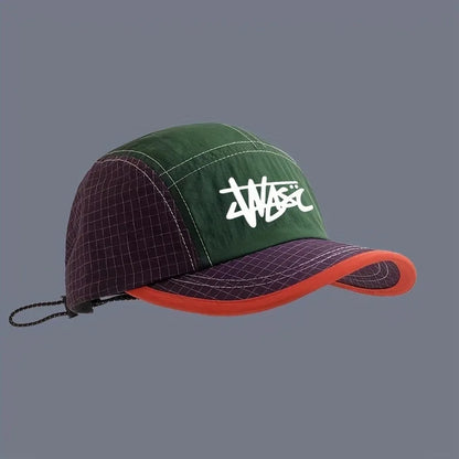 American Retro Patchwork Baseball Cap