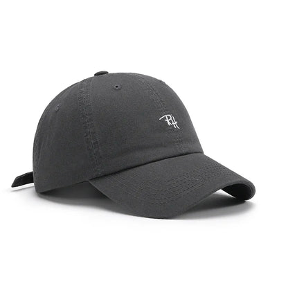 Soft Top Embroidered Letter Men's Breathable Sun Shading Baseball Cap For Outdoor Travel Duckbill Cap