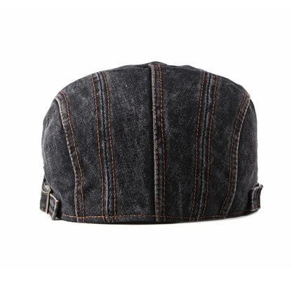 Denim Material Denim Newsboy Cap