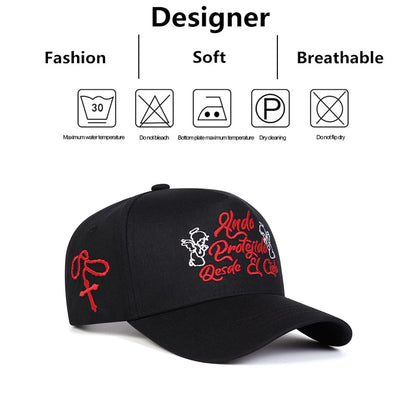 Unisex Hndo Protejido Letter Embroidery Baseball Caps Spring Autumn Sports Cap