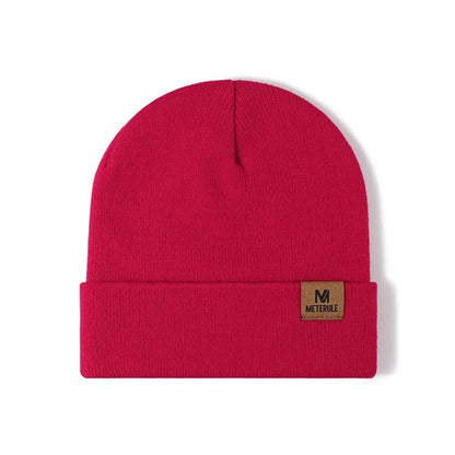Riding Hat Knit Cuffed Beanie For Men Women