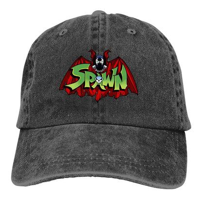 Washed Men's Baseball Cap  Comic Golf Hats