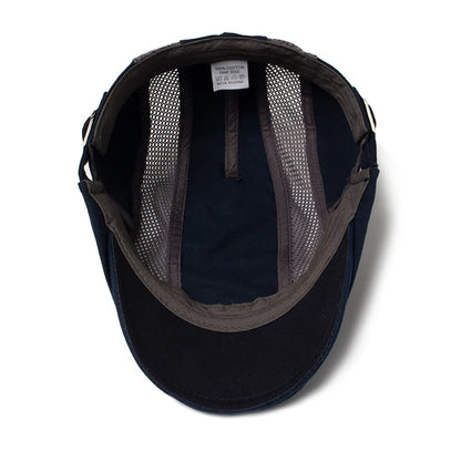 Mesh Cap Beret For Men Fashion Letter Label Berets Summer Cotton