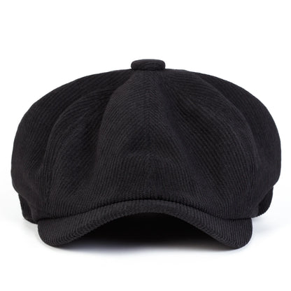 Unisex Corduroy Newsboy Caps Men British Painters Hats