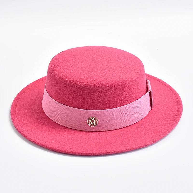 British Style Fedora Hats For Women Fashion Autumn Winter