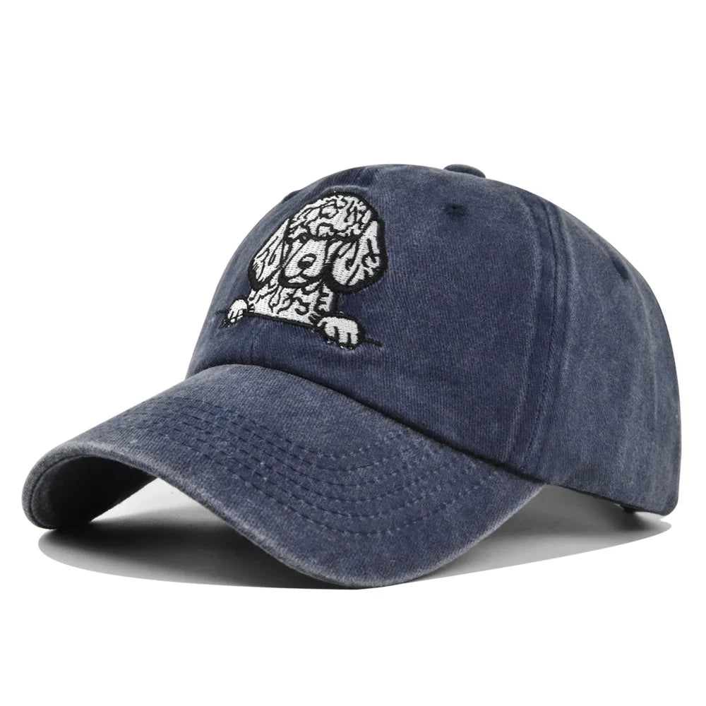 2026 Spring Summer Men Women Baseball Cap Dog Animals Embroidery Snapback Hats