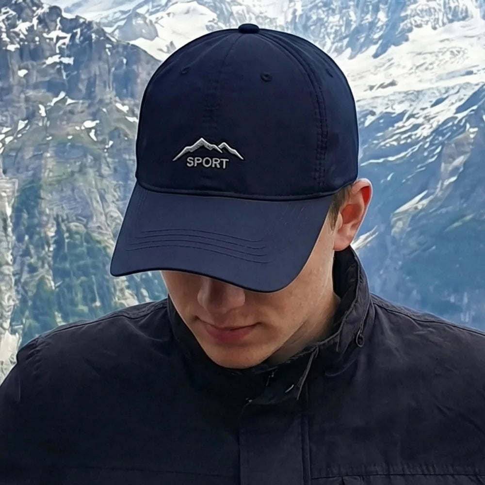 Unisex Mountain Embroidery Baseball Caps for Men and Women