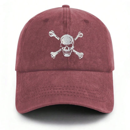1pc Skull And Crossbones Baseball Cap For Men Women