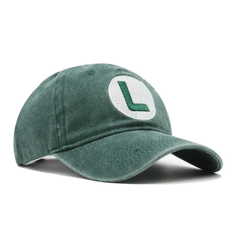 New Unisex Washed Cotton Cap Letter Embroidery Baseball Cap Men Women