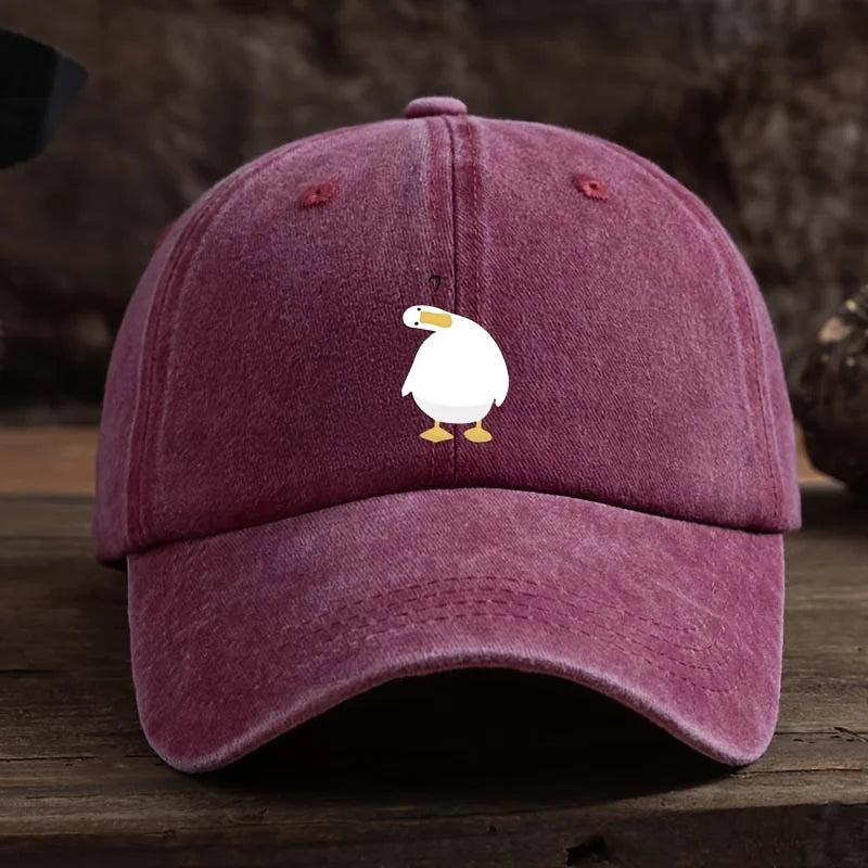 Cute Duck Print Baseball Cap