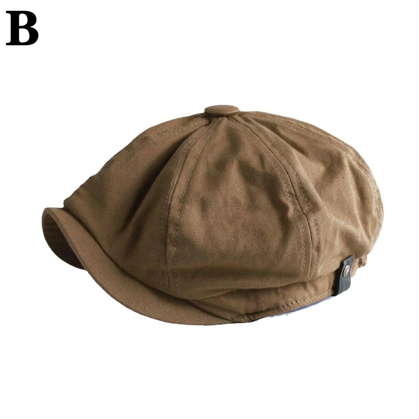British Style Newsboy Cap Men Cotton Ascot Cap Dad Vintage New Brand Spring Flat Cap