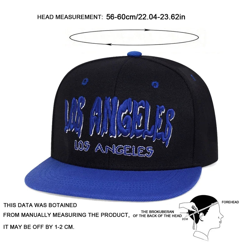 Unisex Los Angeles Embroidery Hip-Hop Hats
