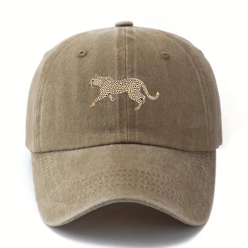 A Unisex Printed Animal Leopard Baseball Cap