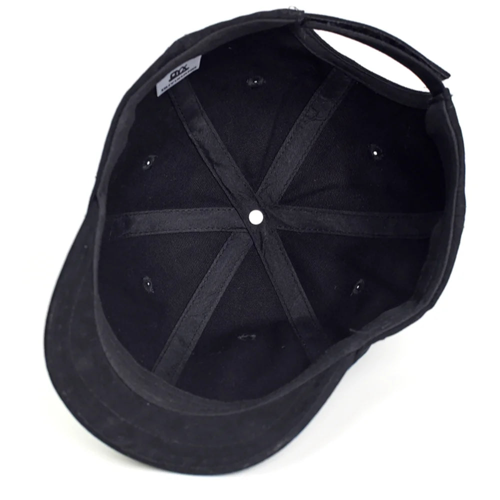 Four Seasons Men Women Fashion Short Brim Cotton Baseball Cap Casual Dad Hat