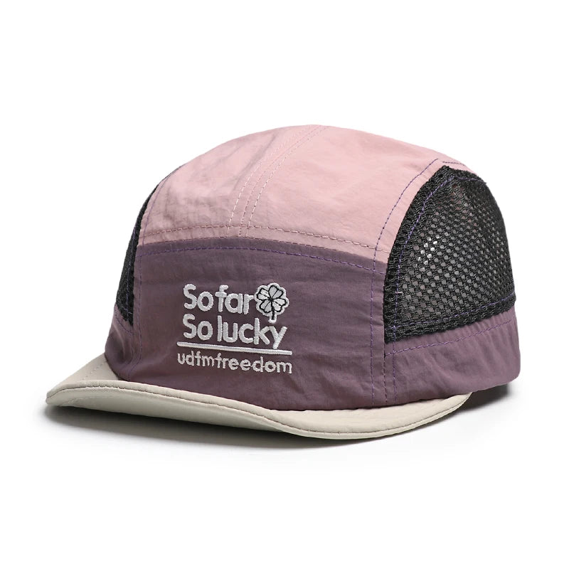 Breathable Mesh 5-Panel Camp Hat