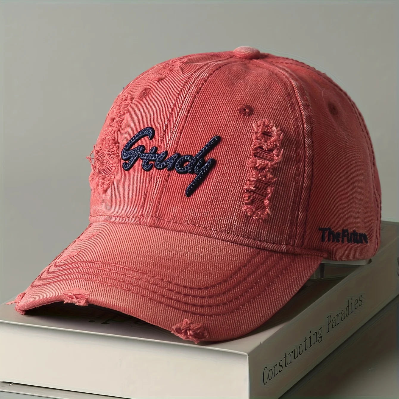 Vintage Korean Distressed Baseball Cap