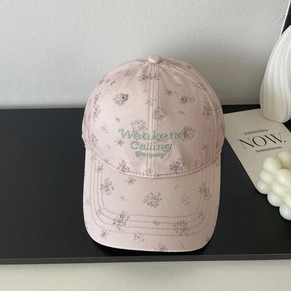 Floral Soft Top Hat Small Korean