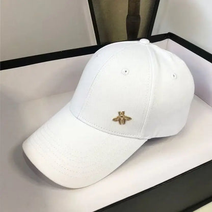 Honeybee Embroidered Sun Hat Cotton Baseball Hat