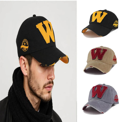 Fashion Summer W Letter Adult Men Baseball Caps Women