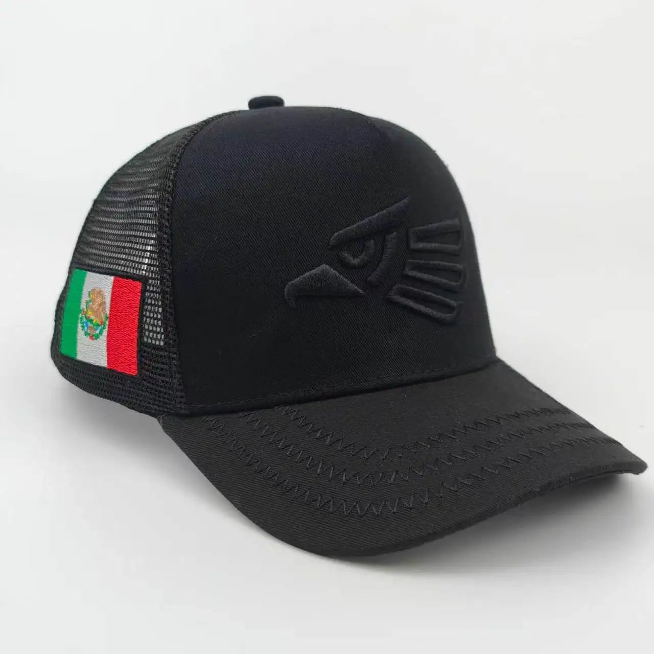 Unisex Mexican Eagle Label Baseball Net Caps Adjustable Casual Hats