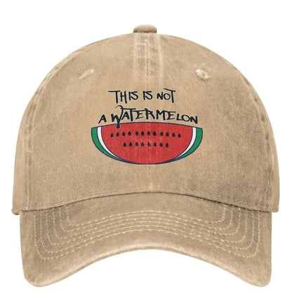 This Is Not A Watermelon Baseball Cap Men Women
