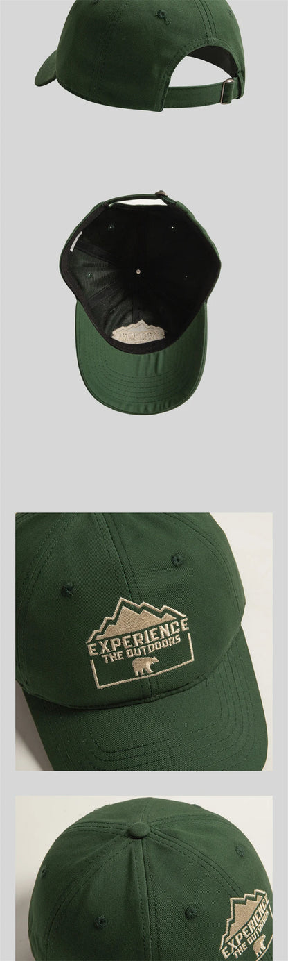 Unisex Polar Bear Letter Embroidery Snapback Baseball Cap Spring And Autumn