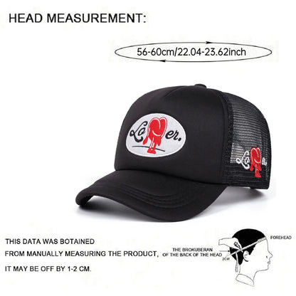 Fashion Simple Baseball Hat Laen Cartoon Love Embroidery Street Hip Hop Hat