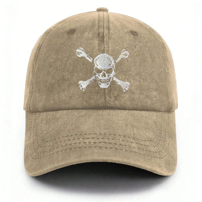 1pc Skull And Crossbones Baseball Cap For Men Women