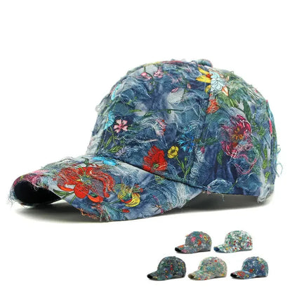 Spring And Summer Polyester Print Casquette Baseball Cap
