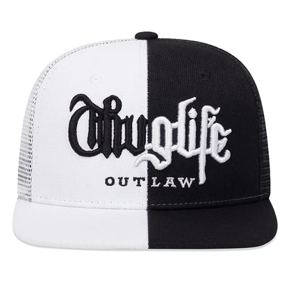 Fashion Fastball Cap Thuglife Embroidery Hiphop Baseball Cap