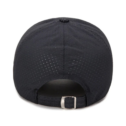 Summer Breathable Perforated Quick-Drying Hat For Men