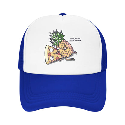 Punk Unisex Funny Pineapple Belongs On Pizza Trucker Hat