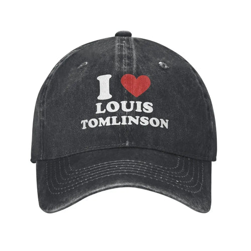 I Love Louis Tomlinsons Casual Baseball Cap for Men Adult Summer