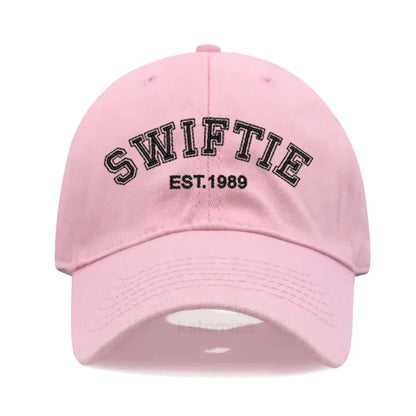 1989 Embroidery Baseball Cap for Men Women Unisex Washed Cotton