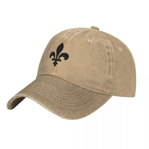 Quebec France Royal Washed Baseball Cap