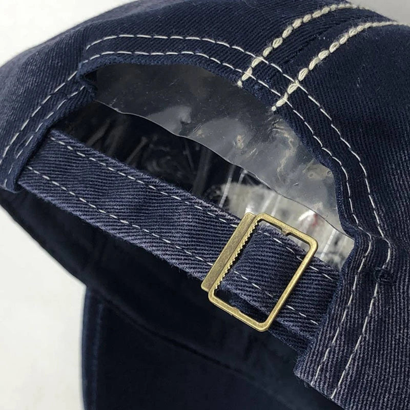 Embroidered Letter 1932 Washed Cloth Retro Style Baseball Cap